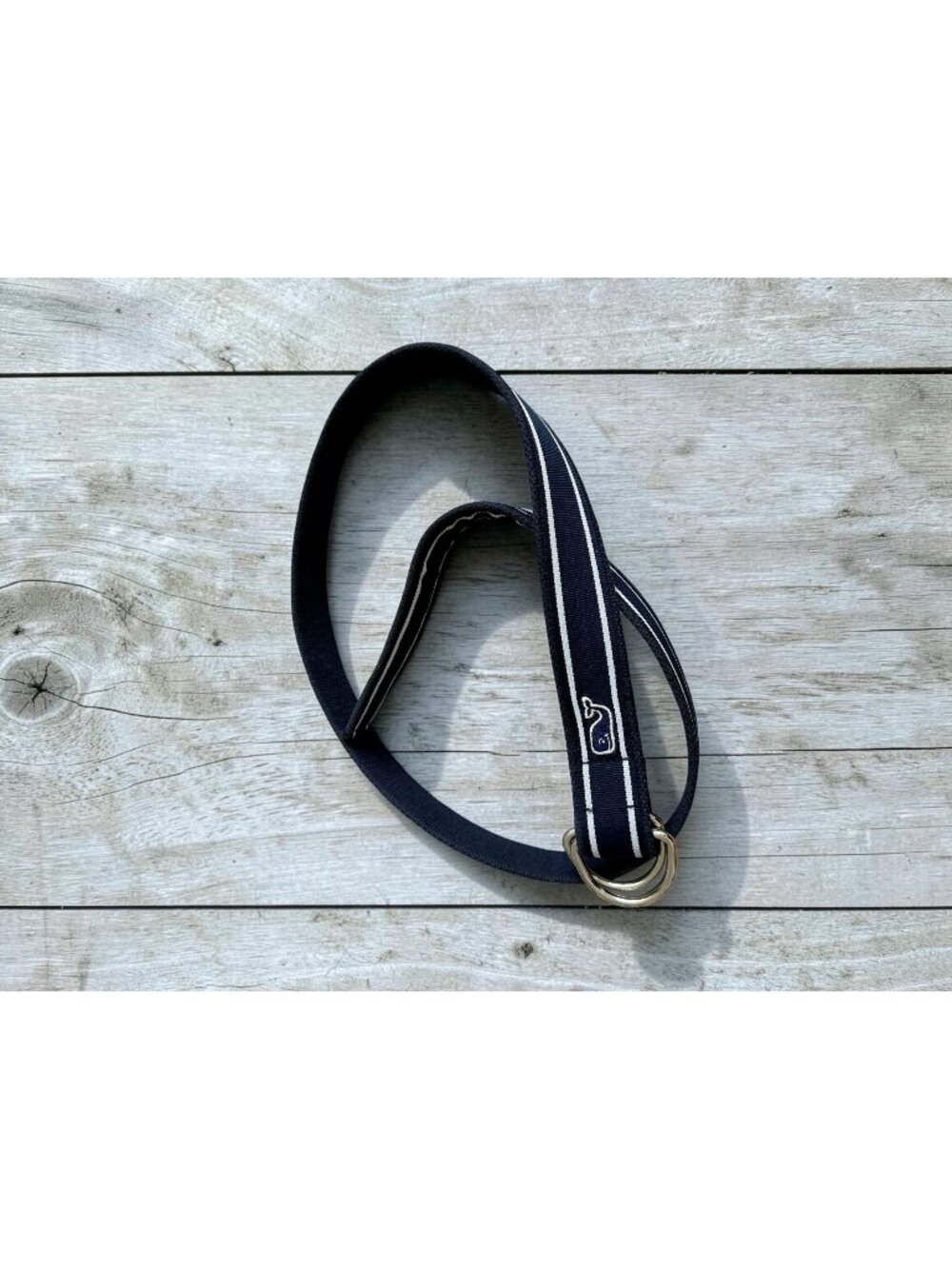 VINEYARD VINES Women’s Navy White Striped Belt Size Large